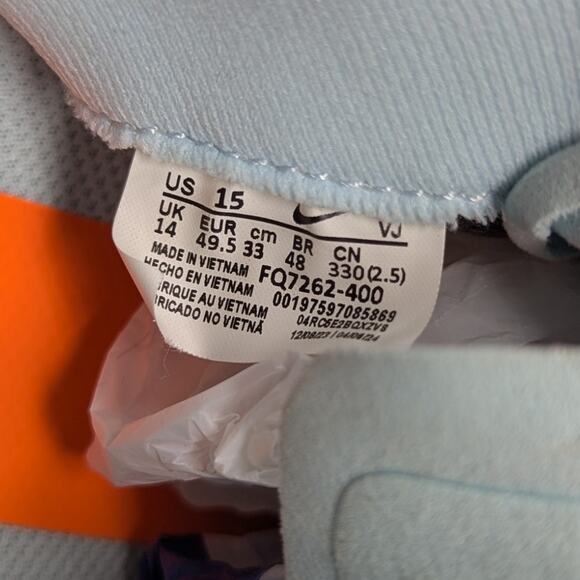 Nike Pegasus Plus Sneaker Running Shoe Glacier Blue Light Lemon Twist Life Lime - Picture 6 of 10